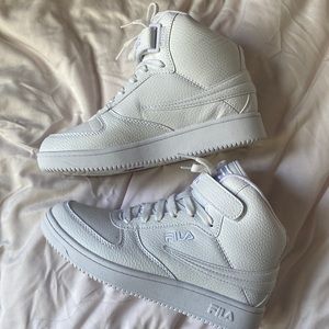 FILA A high white shoes